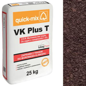 QUICK-MIX SIEVERT ZAPRAWA MURARSKA Z TRASEM TUBAG DO KLINKIERU VK PLUS T 25KG BRZOWA - 2864667928