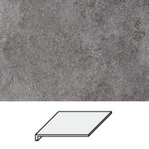 STOPNICA Z KANTEM MODERN-LINE LITHOS TRIAS ANTHRAZIT 310x307x9,5MM INTERBAU BLINK - 2871762319