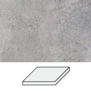 STOPNICA NARONA Z KANTEM MODERN-LINE LITHOS DEVON GRAU 307x307x35x9,5MM INTERBAU BLINK - 2871762323