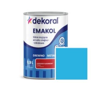 EMALIA OLEJNO-ALKIDOWA EMAKOL STRONG DO DREWNA I METALU LAZUROWY JASNY 0,2L DEKORAL - 2861324687