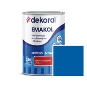 EMALIA OLEJNO-ALKIDOWA EMAKOL STRONG DO DREWNA I METALU LAZUROWY 0,2L DEKORAL - 2833572664