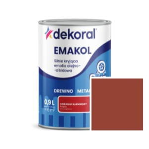 EMALIA OLEJNO-ALKIDOWA EMAKOL STRONG DO DREWNA I METALU ORZECH REDNI 0,9L DEKORAL - 2833572681