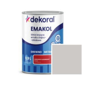 EMALIA OLEJNO-ALKIDOWA EMAKOL STRONG DO DREWNA I METALU POPIELATY 0,9L DEKORAL - 2833572682