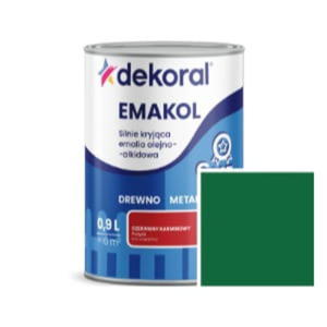 EMALIA OLEJNO-ALKIDOWA EMAKOL STRONG DO DREWNA I METALU ZIELONY LICIASTY 0,9L DEKORAL - 2833572691