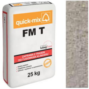 ZAPRAWA DO SPOIN FUGA Z TRASEM TUBAG FM T 25KG JASNOSZARA QUICK-MIX SIEVERT - 2864667947