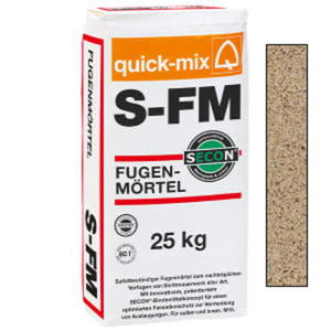 BEZCEMENTOWA ZAPRAWA DO FUGOWANIA KLINKIERU S-FM 25KG SZARO-BIAA QUICK-MIX SIEVERT - 2864667950