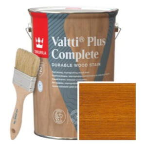 LAKIEROBEJCA VALTTI PLUS COMPLETE AMBER TEAK BURSZTYNOWY 5L TIKKURILA + PDZEL 50MM GRATIS! - 2869119243