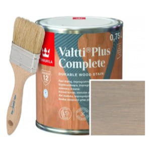 LAKIEROBEJCA VALTTI PLUS COMPLETE ASH GREY POPIELATY 0,75L TIKKURILA + PDZEL 50MM GRATIS! - 2869119244