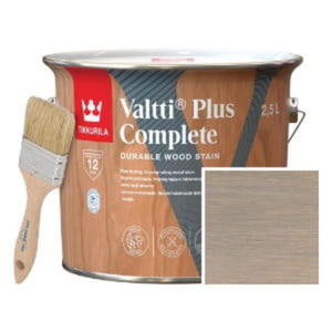 LAKIEROBEJCA VALTTI PLUS COMPLETE ASH GREY POPIELATY 2,5L TIKKURILA + PDZEL 50MM GRATIS! - 2869119245