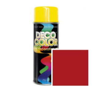 LAKIER SPRAY DECO COLOR UNIWERSALNY CZERWONY OGNISTY RAL3000 400ML CHEMMOT - 2833573746