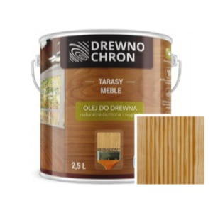 OLEJ DO DREWNA BEZBARWNY 2,5L DREWNOCHRON - 2833576095