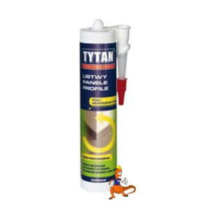 KLEJ MONTAOWY SBS DO PRAC MONTAOWYCH I WYKOCZENIOWYCH 310ML TYTAN - 2833576792