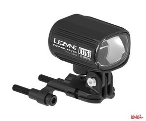 Lampka Przednia Lezyne Ebike Power Stvzo Pro E115 Switch 310 Lumenw 115 Luxw, Auto Day/night Sensor Pod Napd Elektryczny, Kabel 130cm Czarna - 2872859966