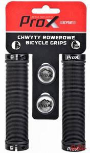 Chwyty Rowerowe Prox GP-51A czarne 130mm skrcane - 2876988112