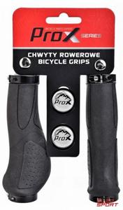 Chwyty Rowerowe Prox GP-80 czarne 130mm ergo gel skrcane - 2876988114