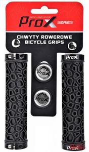 Chwyty Rowerowe Prox GP-53 czarne 130mm skrcane - 2876988415