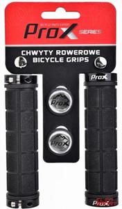 Chwyty Rowerowe Prox GP-55A czarne 130mm skrcane - 2876988417