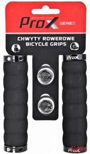 Chwyty Rowerowe Prox GP-59 czarne 130mm pianka skrcane - 2876988418