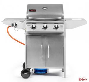 Grill Gazowy Activa Mastercook Alabama III Premium 3+1 (9,6 + 3,2 kW) - 19789GS - 2874520262