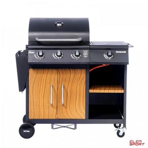 Grill Gazowy Activa Mastercook Rodos 3+1 (9,6 + 3,2 kW) - 19779 - 2858984764