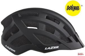 Kask Rowerowy Lazer Compact DLX MIPS (54-61) czarny - 2864967513