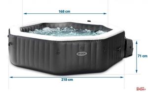 Dmuchane SPA Jacuzzi z hydromasaem 218 x 71 cm 6 os. Intex 28462 - 2867257086