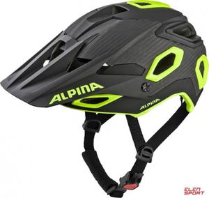 Kask Rowerowy Alpina Rootage Black-Neon-Yellow - 2868277115