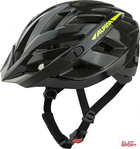 Kask Rowerowy Alpina Panoma 2.0 Black-Neon Yellow Gloss 56-59 - 2872860207