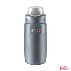 Bidon Elite FLY MTB TEX Grey, Grey Logo 550ml - 2876988768