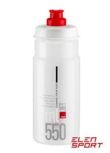 Bidon Elite Clear Red logo 550ml - 2865826207