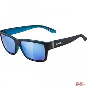 Okulary Alpina Kacey Kolor Black Matt-Blue Szko Blue Mirror Cat.3 - 2878728805