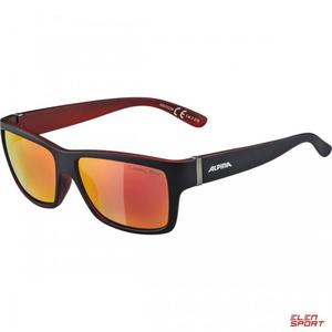 Okulary Alpina Kacey Kolor Black Matt-Red Szko Red Mirror Cat.3 - 2878728806