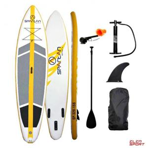 Paddleboard deska pompowana SUP z wiosem oraz akcesoriami Spartan SUP 106" Grey-Orange - 2868471489