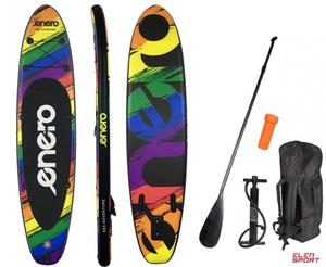 Deska SUP do pywania pompowana Enero 320x76x15cm Rainbow - 2869575177