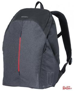 Plecak Basil B-Safe Backpack Nordlicht 18L, Mocowanie Na Haki Hook-On System, Grafitowa Czer + Owietlenie - 2868277273