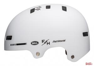 Kask Rowerowy BMX Bell Local Matte White Fasthouse - 2863797354