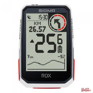 Licznik rowerowy Sigma Rox 4.0 White GPS - 2864249886