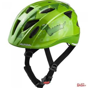 Kask dziecicy Alpina Ximo Flash Green Dino Gloss 47-51 - 2878728742