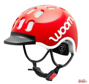 Kask Rowerowy Woom Kids 2 EU czerwony - 2858985813