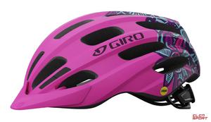 Kask Rowerowy Dziecicy Juniorski Giro Hale Integrated Mips Matte Bright Pink Roz. Uniwersalny - 2858983869