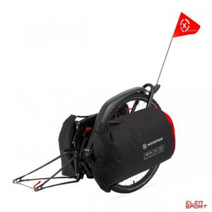 Przyczepka Rowerowa Bagaowa Extrawheel Brave 28" z Koem + Torby Drifter 100L Polyester O - 2865825618