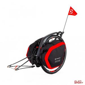 Przyczepka Rowerowa Bagaowa Extrawheel Brave 26" z Koem + Sakwy Nomad 60L Polyester O - 2865825620