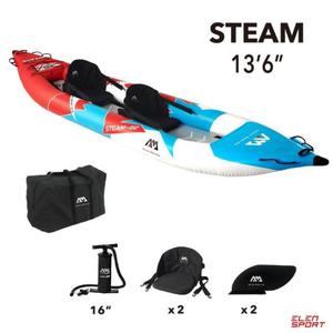 Kajak Pompowany Aqua Marina Steam 136" (412cm) ST-412 - 2863332620