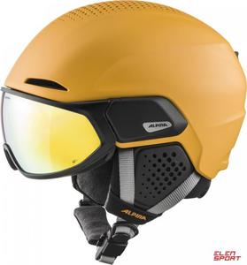 Kask Narciarski Alpina Alto Q-Lite Burned-Yellow Matt 55-59 - 2876988179