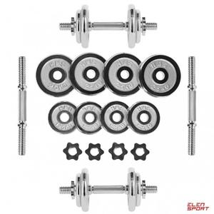 Sztangielki W Walizce 2 X 10 Kg Chrome Hms Stc20 - 2871619371