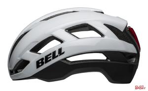 Kask Rowerowy Szosowy Bell Falcon Xr Led Integrated Mips Matte Gloss White Black Roz. M (55-59 cm) - 2872860324