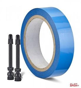 Zestaw Weldtite Tubeless Tape And Valves Kit - Mtb (Tama + 2X Zawr 55mm Presta) - 2871618998