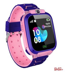 Zegarek smartwatch dla dzieci lokalizator GPS Q12 rowy - 2858984720