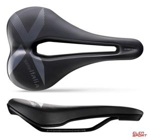 Siodo Selle Italia X-Bow Superflow S3, Fec Alloy Rail 7 mm, Soft-Tek, 310G, Czarne - 2867257048