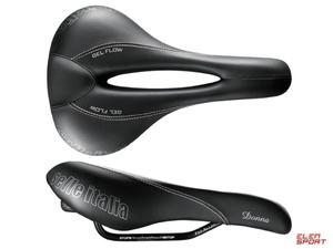 Siodo Selle Italia Donna Gel Flow L (Id Match - L2) Fec Alloy 7, Duro-Tek, 345G Czarne - 2864617637